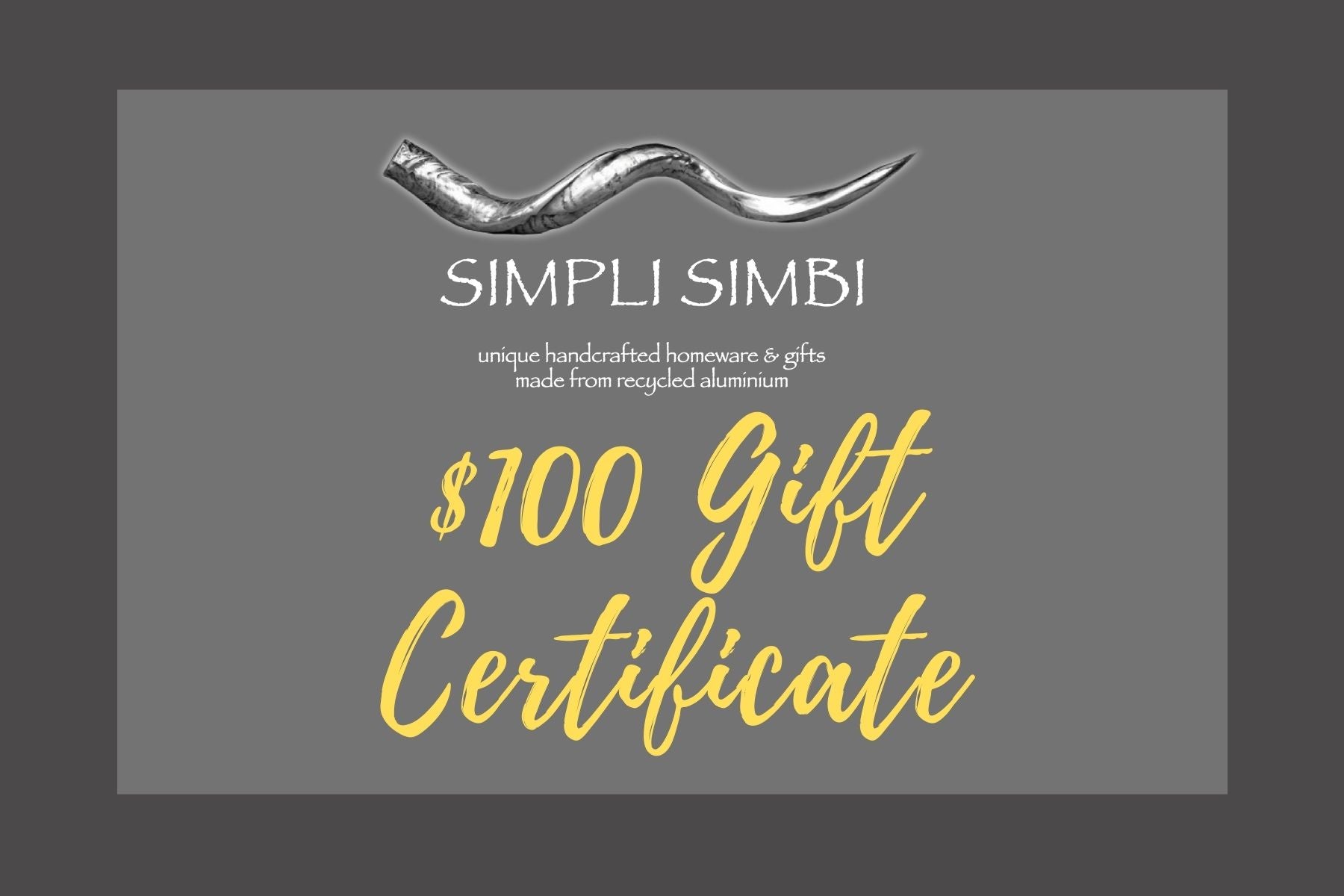 Simpli Simbi Simpli Simbi gift certificate