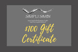Simpli Simbi gift certificate